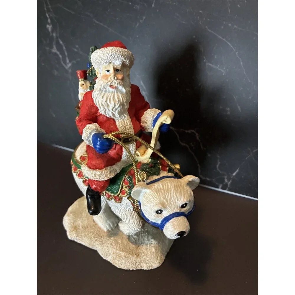 1996 Norwegian Santa Polar Bear Santas From Around World Figurine